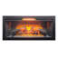 Foyer électrique 42 pouces à infrarouge avec garniture amovible, double disposition des appareils, puissance de sortie de 1 500 W, 4 niveaux d'intensité de la flamme / homologation, débit de chaleur de 5018, 2 méthodes de fixation,