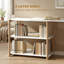 Foldable L-Shaped Writing Desk