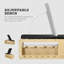 Banc de musculation réglable Soozier, banc d'entraînement avec corde de résistance pour support de rangement, banc de levage inclinable
