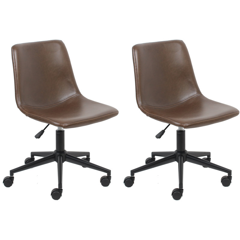 Chaise de travail, Brun