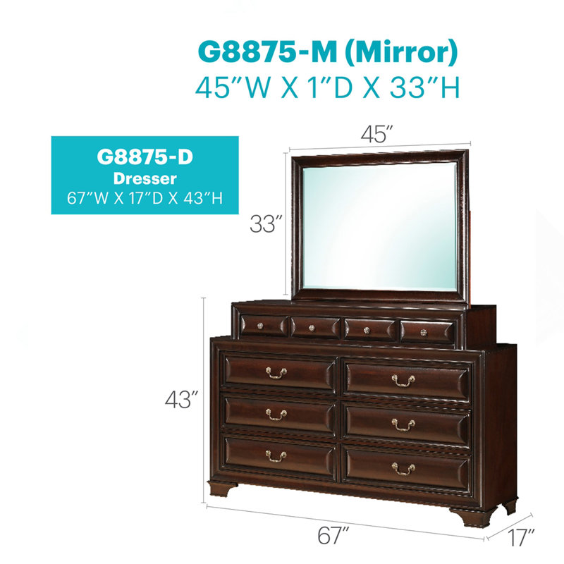 Commode LaVita G8875-D, cappuccino