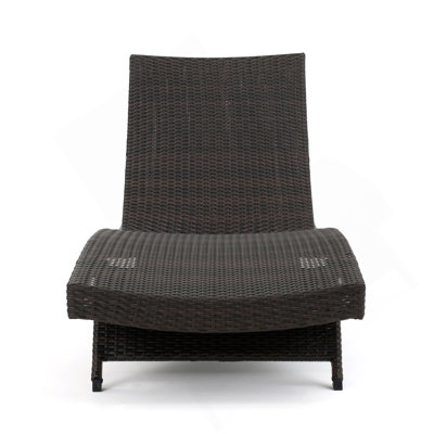 Chaise longue en osier Salem