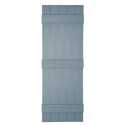 Custom 5 Board Closed BNB Shutters