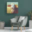 Art mural sur toile tendue - art mural «Tater» Rita Kirkman pour le salon, la chambre à coucher ou le bureau - 18 x 18