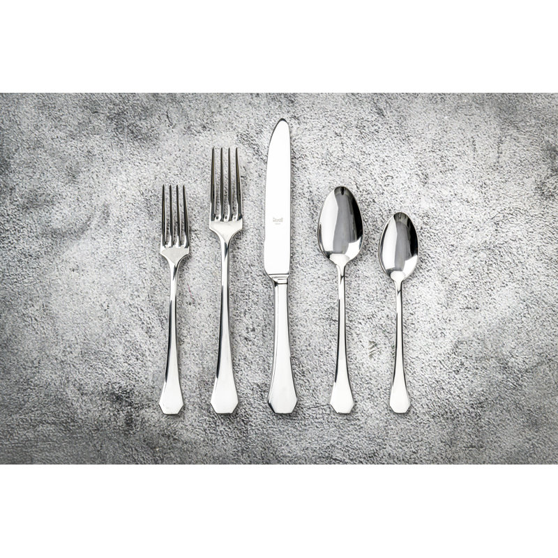 MEPRA MORETTO Stainless Steel Flatware Set, Silver