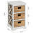 Backman Solid Wood 3 - Drawer End Table-88045819