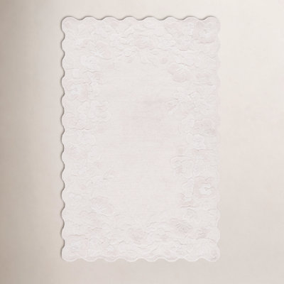 Hand-Tufted Wool Floral Rug