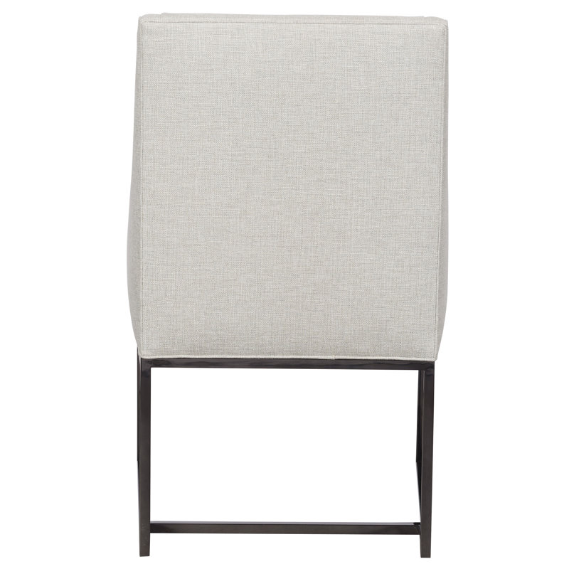 Ellsworth Upholstered Arm Chair, Polyester Kenworth Pearl