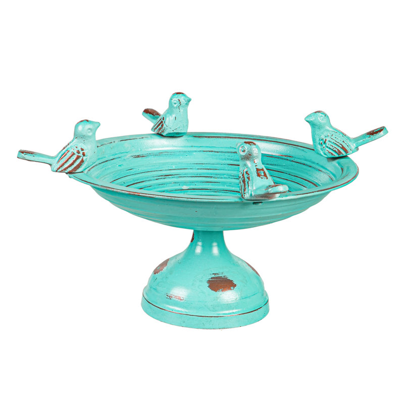 Kahila Metal Single Tier Birdbath
