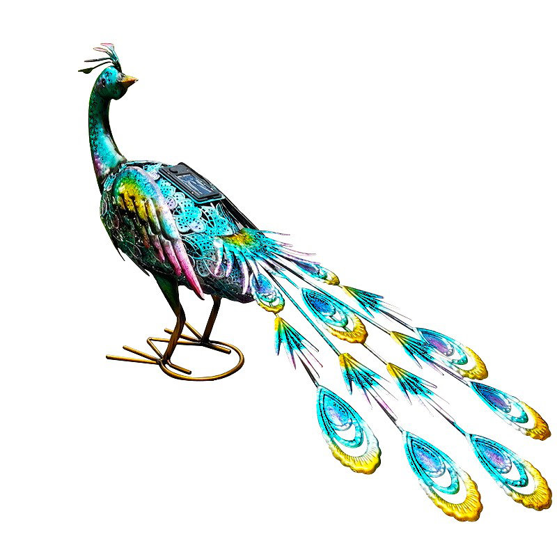 22" Peacock with Light