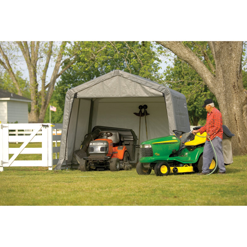 Abri Shed-in-a-Box® 10 x 10 x 8 pi gris sommet, Gris