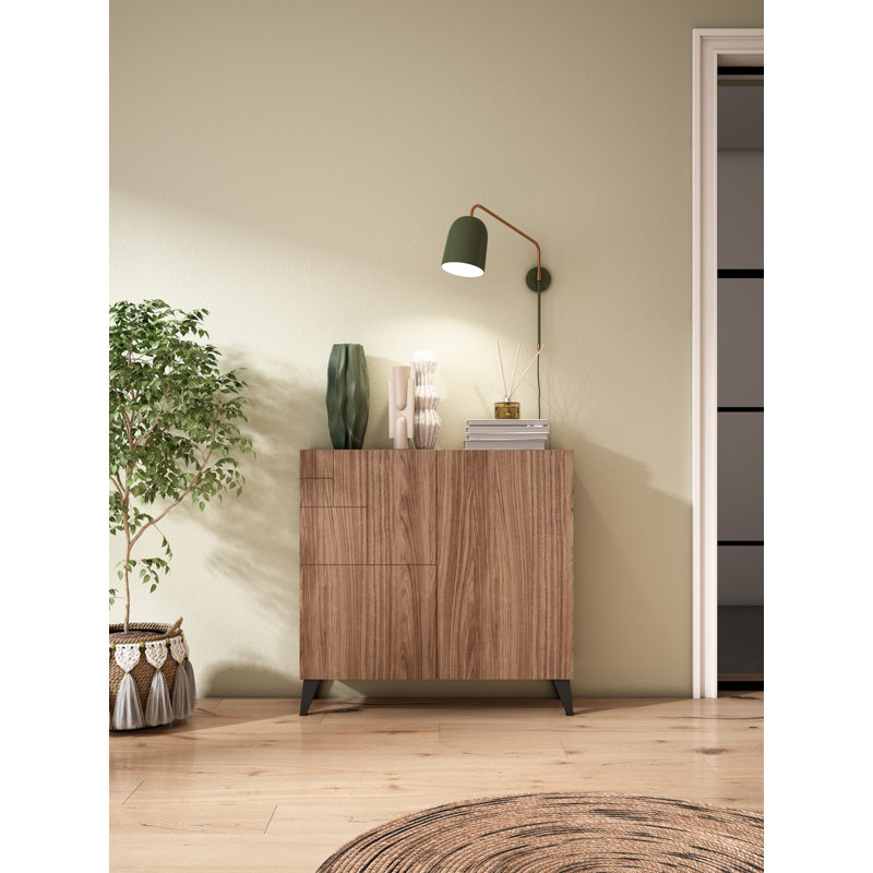 15 Pair Shoe Storage Cabinet, Brown 