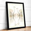 Twin Cranes in Stillness Minimalist - Framed Print-486954073-486954074