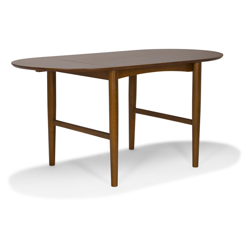 Rudolphus Extendable Oval Solid Wood Base Dining Table