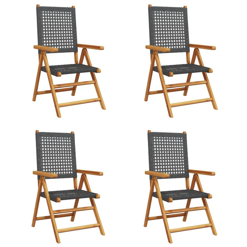 Iberis Patio Dining Accent Chair, Black