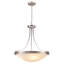 Luminaire suspendu en verre à 4 lumières à intensité variable de 4 po en nickel pour îlot de cuisine-118101246-118101249