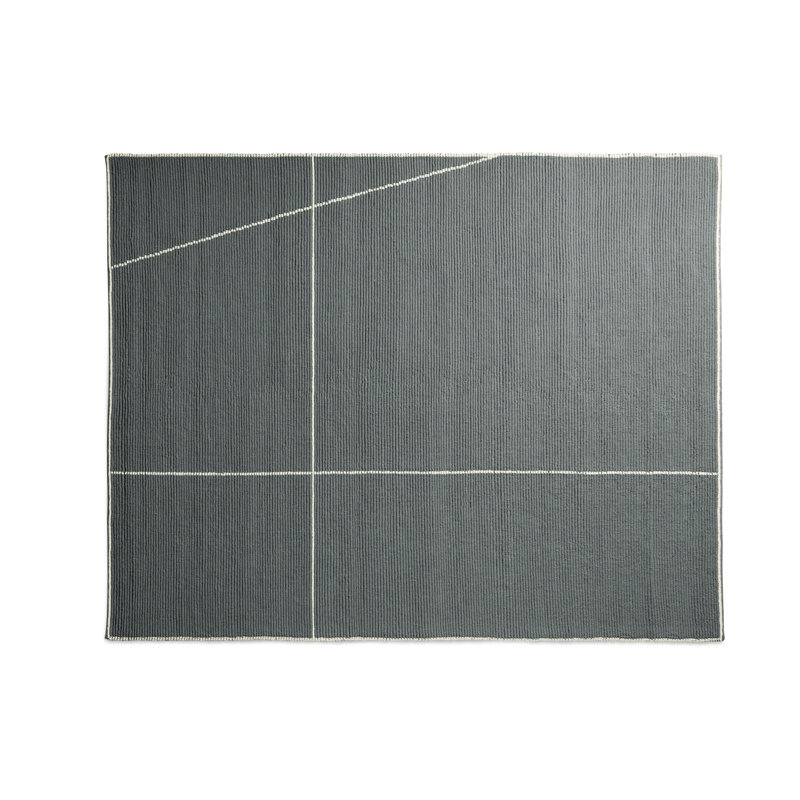Collet Rug in Haze/Ivory, Rectangle 8' x 10', Gray/Ivory