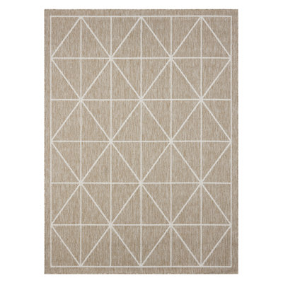 Patio Country Geometric Area Rug
