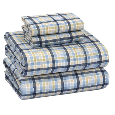Ensemble de draps 100% coton biologique 4 pièces