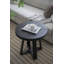 Table basse D23.5X24.5 ", noir