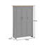 Aquitaine 3 Door Manufactured Wood Wardrobe-1851369063