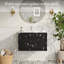 Meuble-lavabo mural moderne 30 po Mid-Century