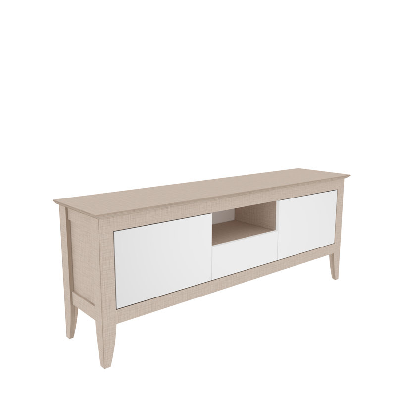 Albertha TV Stand for TVs up to 70", White