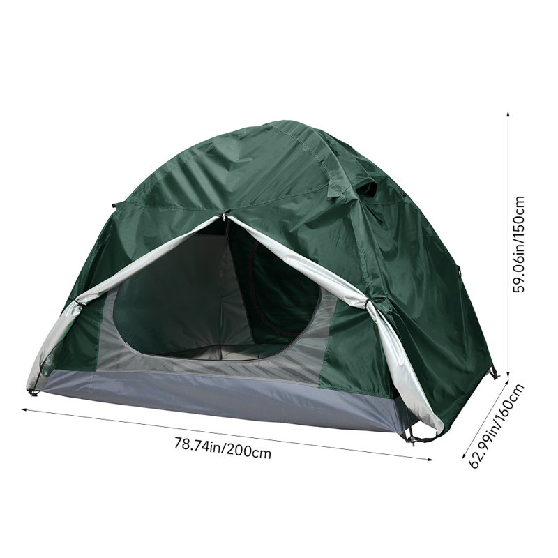 2 Person Tent, Dark Green