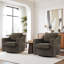 Fauteuil pivotant rembourré à dossier large et large Bronnen-114161878