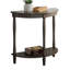Table d'appoint antique avec tablette inférieure