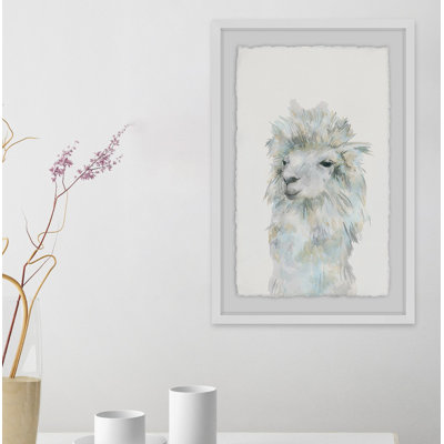 Fluffy White - Single Picture Frame Painting