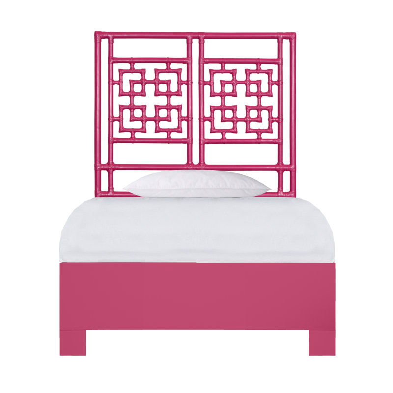 Palm Springs Low Profile Standard Bed, Twin XL, Hot Pink