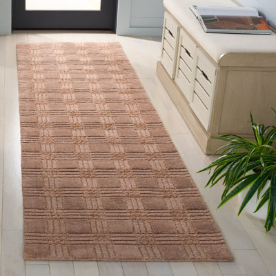 Plaid Hand-Loomed Performance Area Rug