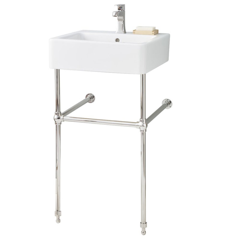 Nuovella 19.75'' L Bathroom Sink, Polished Nickel