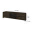 Meuble télé Maria, 2 tiroirs et tablettes, bois 71 po Maria-109470223