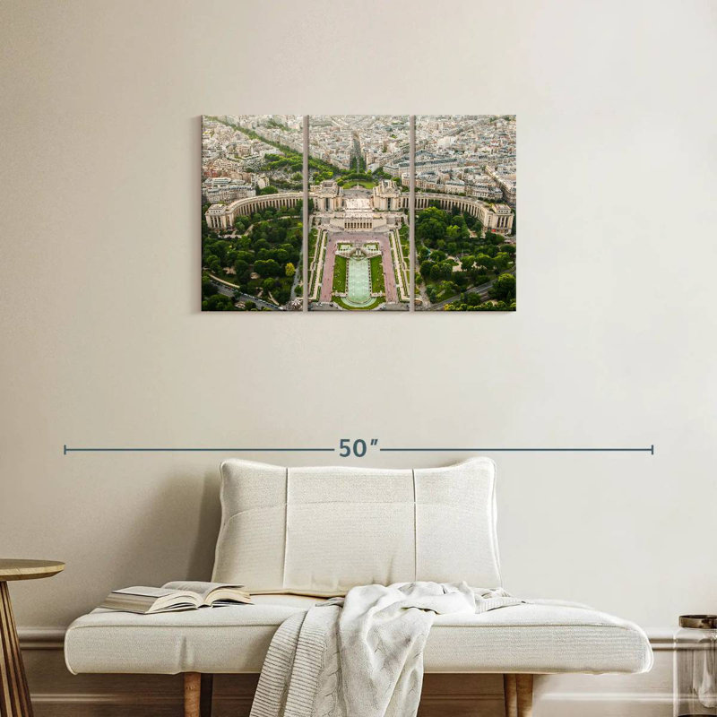 Sireci au-dessus de Paris, H 20 po x l 33 po