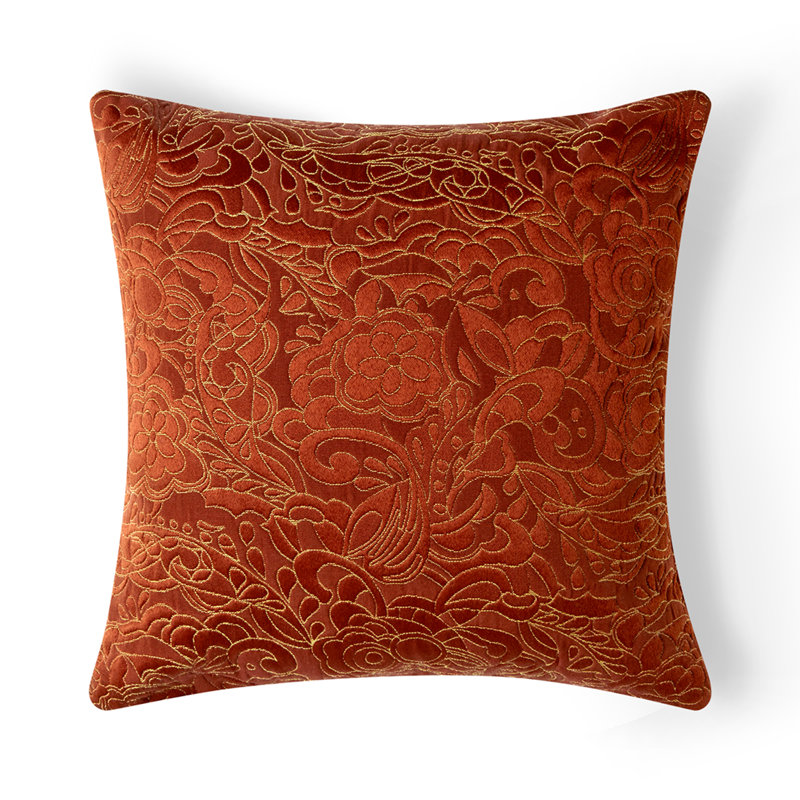 I'm On Fire Floral Throw Pillow