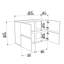 Commode 47 po de largeur avec 4 portes-490045648