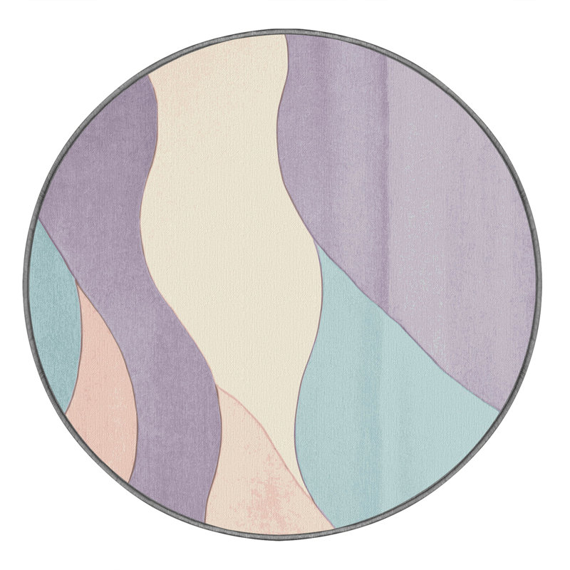 Moonlit Ripple Rug, Round 8'