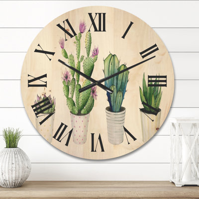 Solid Wood Wall Clock