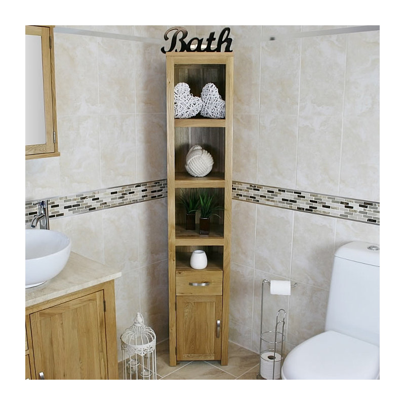 Karli Solid Wood Linen Cabinet