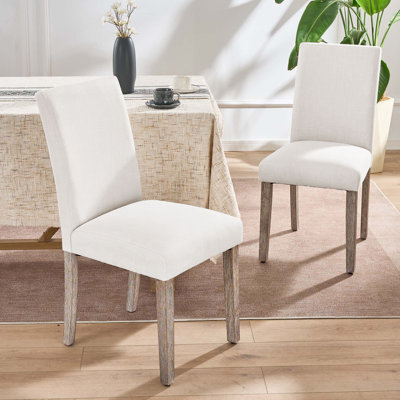 Chaises de salle à manger rembourrées en bois