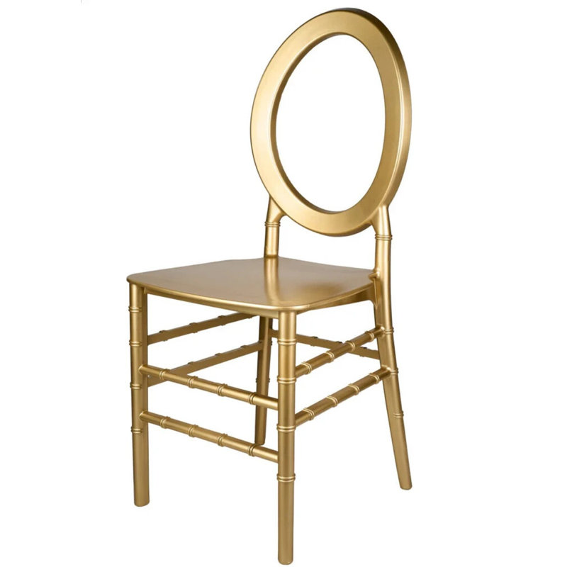 Gold Oval Ring, Resin Mono-Frame Thinvisible Chair, By Chivari