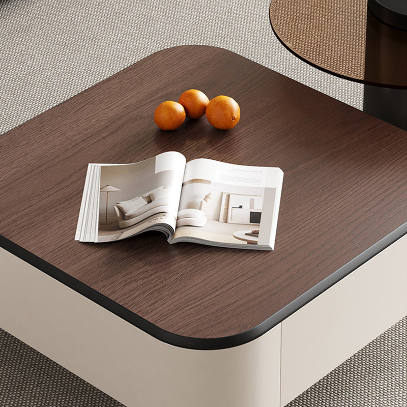 Table basse French Cream, Crème/noir