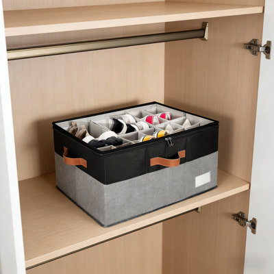 Versastor Multi-Tier Shoe Organizer With Transparent Lid