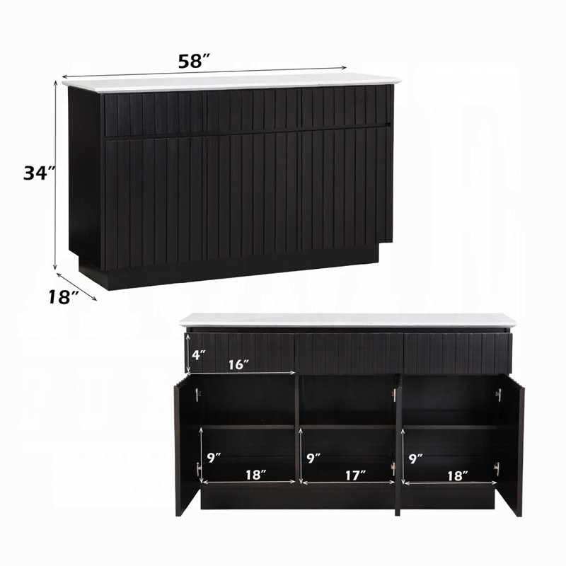 Armoire de rangement de salle à manger Jaramillo