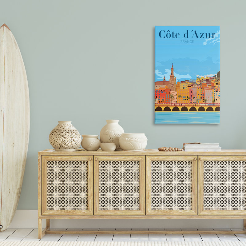 "French Landmark River", art mural par Jen Bucheli bp-985_CN, H 45 po x l 30 po