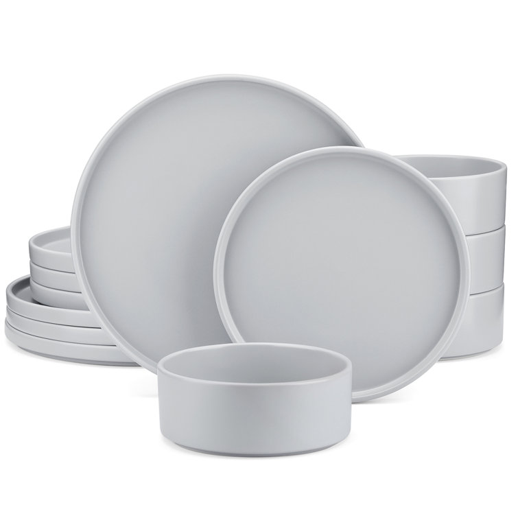 17 Stories Mizuho Stoneware Dinnerware - Set of 12