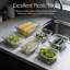 Glass Meal Prep Containers With Lids Airtight, BPA-Free Food Storage Container Set, Leak-Proof And Microwave, Oven, Freezer, Dishwasher Safe