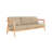 Goronwy Aalto 3-Person Teak Outdoor Sofa-91823642